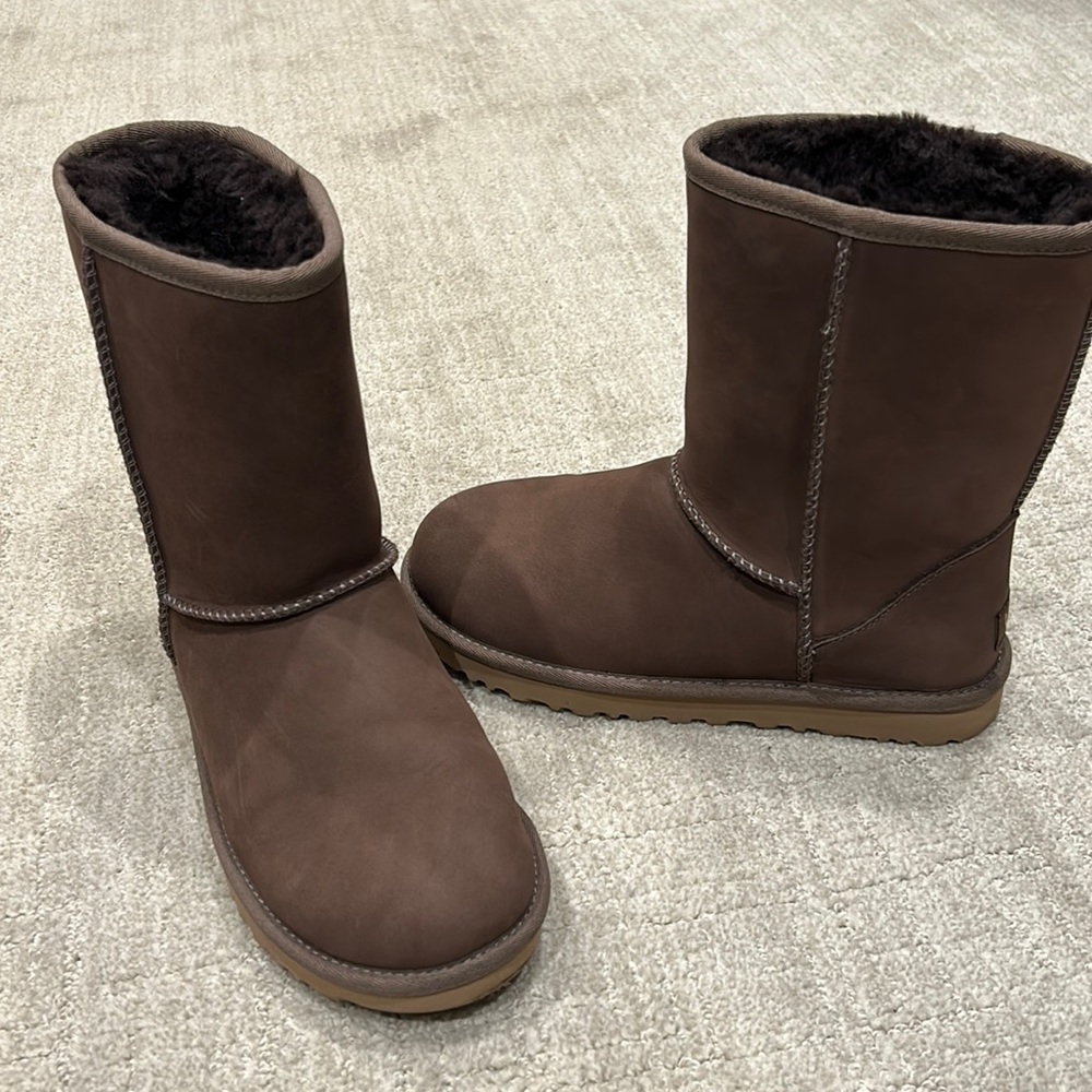 Ugg Classic short water resistant leather boots